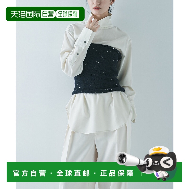 1h可退 日本直邮URBAN RESEARCH 女装 2WAY后扣高领衬衫 URA723C0