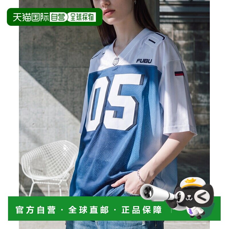 日本直邮FUBU 男女同款 OG渐变游戏T恤 FAM61723 【付后1h可退】
