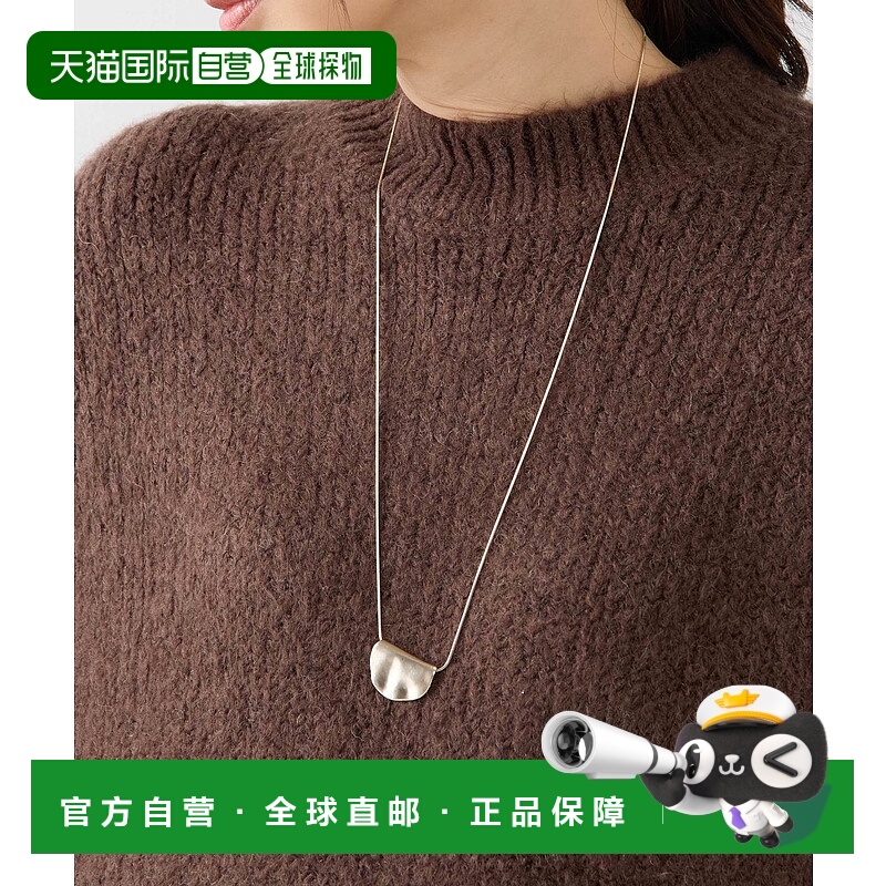 1h可退 日本直邮MELROSE claire 女士 合金质感宽版项链 A0753PAC