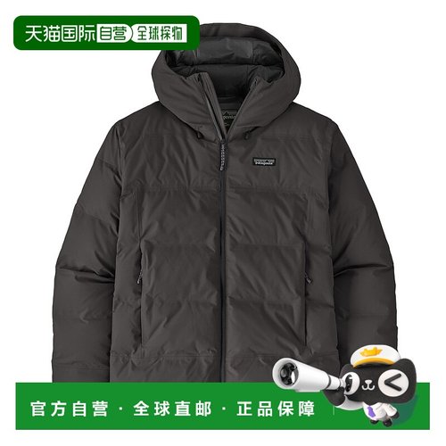 日潮跑腿Patagonia巴塔哥尼亚 男款连帽短款羽绒服 BLK XL 27921
