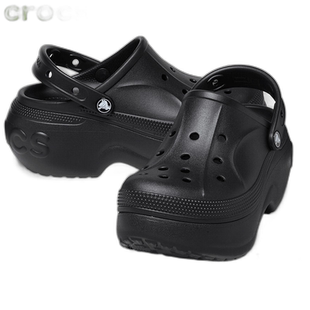 日本直邮Crocs Bella男女通用厚底洞洞凉鞋粉色Crocs 210062