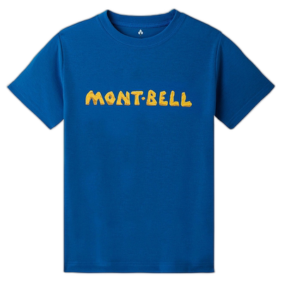 日潮跑腿Montbell蒙贝欧 儿童卡通图案圆领短袖T恤 IV 140 111480
