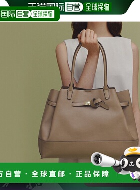 【日本直邮】TOPKAPI 收缩皮革腰带设计 A4 托特包（灰色）单肩包