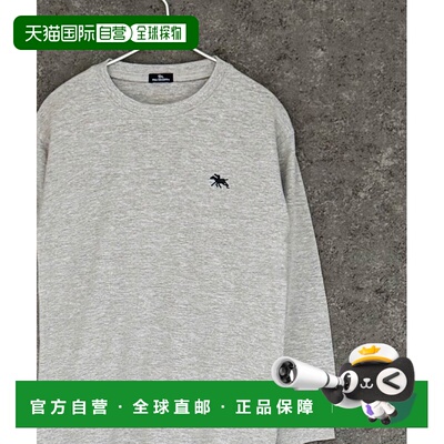 1h可退 日本直邮POLO CHAMPS 儿童款 纯棉长袖T恤 刺绣logo设计 P