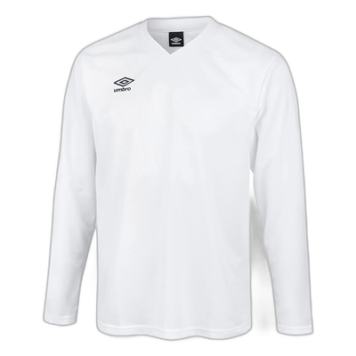 日本直邮UMBRO 长袖比赛衬衫 UAS6307L-WHT高档舒适 时尚简约百搭