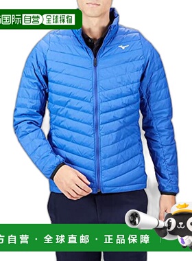 【日本直邮】Mizuno美津浓 男士高尔夫羽绒夹克 蓝色M E2ME2505