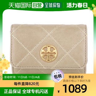 女式 TORY Burch 220 卡包 143906 Tory Willa 米色 BURCH