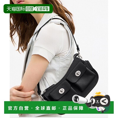 日本直邮COACH 蔻驰 女士 双旋扣韦伯利肩背包 CD【付后1h可退】