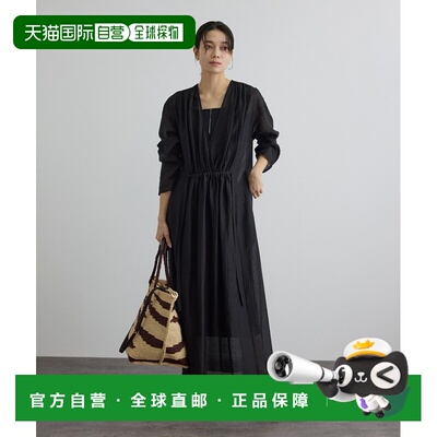 日本直邮SALON adam et rope'女士修身褶皱裹身连衣裙 2026ASHE26