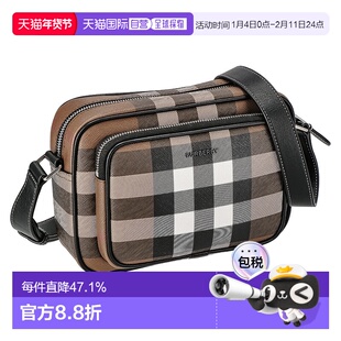 日本直邮BURBERRY博柏利单肩包黑色女士经典大牌简约风时尚新款送