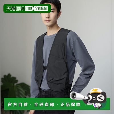 日潮跑腿UNIQLO优衣库 多功能背心 09 BLACK MEN XS 481346