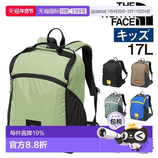 日本直邮The North Face Kids' Packs 矩形 17L 背包（NMJ72359）