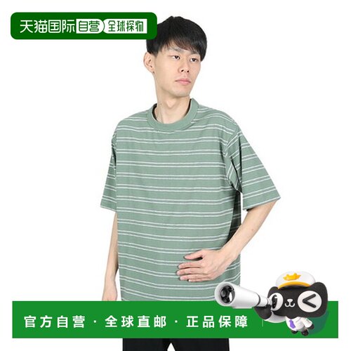 日本直邮Jack Wolfskin 狼爪男款短袖T恤 J UR TRUCK 条纹款 5034