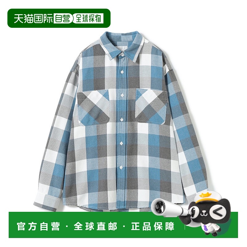 1h可退 日本直邮B:MING by BEAMS 男士复古水洗法兰绒格子衬衫 92