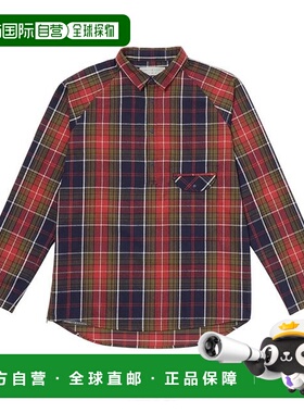 1h可退 日本直邮AXESQUIN ELEMENTS男装塔塔绒格纹拉链衬衫 透气