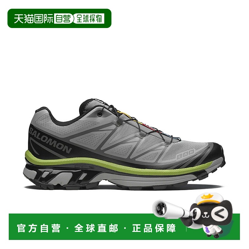 日本直邮SALOMON XT-6 萨洛蒙 XT 6 男式和女式运动鞋低帮合金/黑