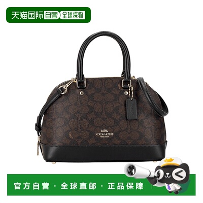 自营 COACH蔻驰 经典老花皮革女士手提包 CCQ26