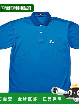 日本直邮LUCENT 网球男士女士青少年比赛球衣蓝色 XLP5094 吸汗速