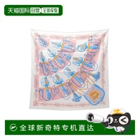 1h可退 日本直郵中古Hermes愛(ài)馬仕女S級(jí)99新scarf圍巾絲綢圍巾/絲