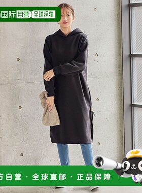 日本直邮KOBE LETTUCE 可选2尺寸反面起毛下摆拉链连衣裙 [E2958]