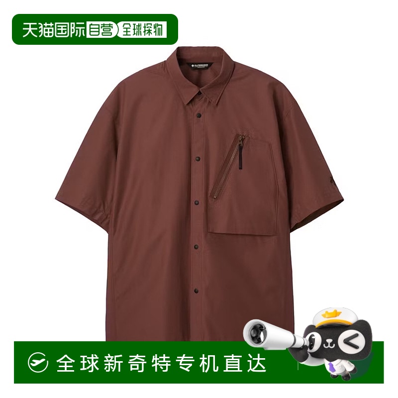 日潮跑腿DESCENTE迪桑特 [81] 深口袋短袖衬衫 OR03 M DO5SHS01U