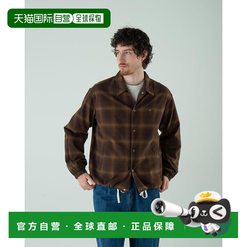 1h可退 日本直邮PENDLETON 格子衬衫翻领休闲外套抽绳日系穿搭