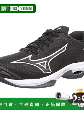 【日本直邮】Mizuno美津浓 室内运动鞋 黑 x 白  31cm 2E  V1GA22