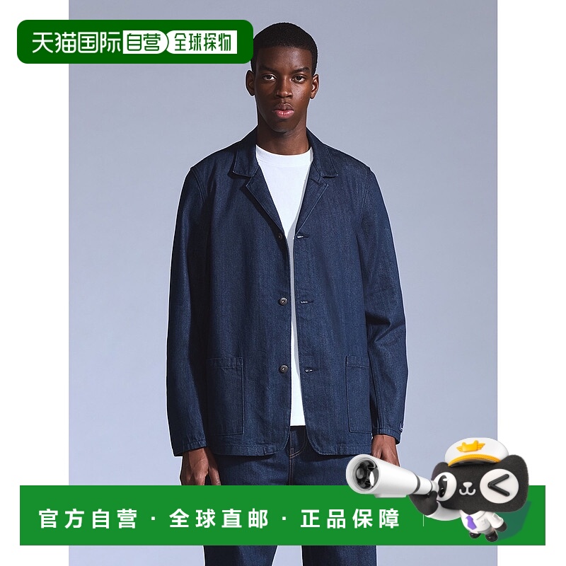 1h可退 日本直邮Levi's 男士蓝标 CHORE 工作夹克 深靛蓝 001LK00