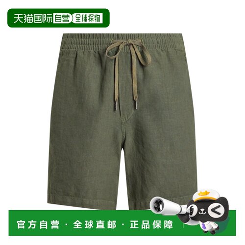 日本直邮RALPH LAUREN 6英寸Polo Preppy Star亚麻短裤