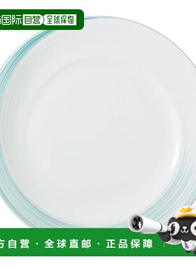 日潮跑腿NARUMI Meteor A La Carte 餐盘子（绿松石色）27 厘米可