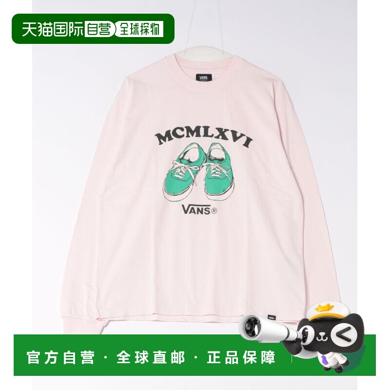 日本直邮VANS 男士 重磅长袖T恤 126K1022300 7156540003图片