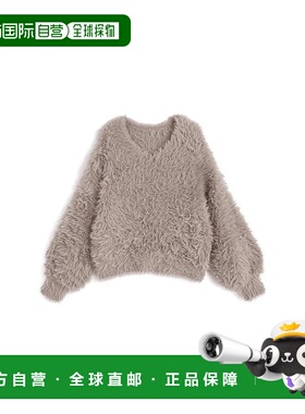 日本直邮日潮 GRLV领毛绒针织上衣fo2174毛衣针织衫