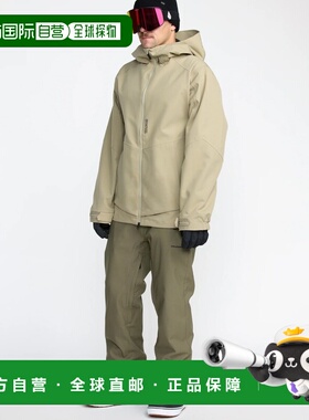 日本直邮VOLCOM 男装 技术型2层结构 雪服长裤 可调节内腰带+防风