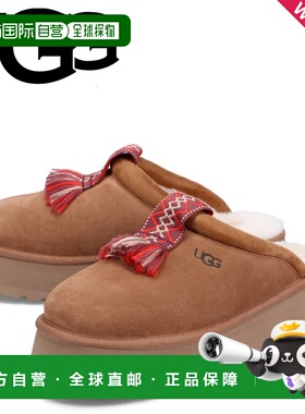 日本直邮UGG UGG 凉鞋 Sabot 拖鞋房间鞋 TAZZLE 女士木桐色 TAZZ