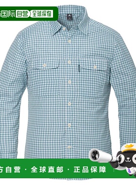 日潮跑腿Montbell蒙贝欧 WIC. 轻便双口袋长袖衬衫男款 BGN L 111