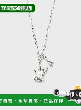 1h可退 日本直邮NOJESS 女士立体猫咪吊坠项链 30243116027