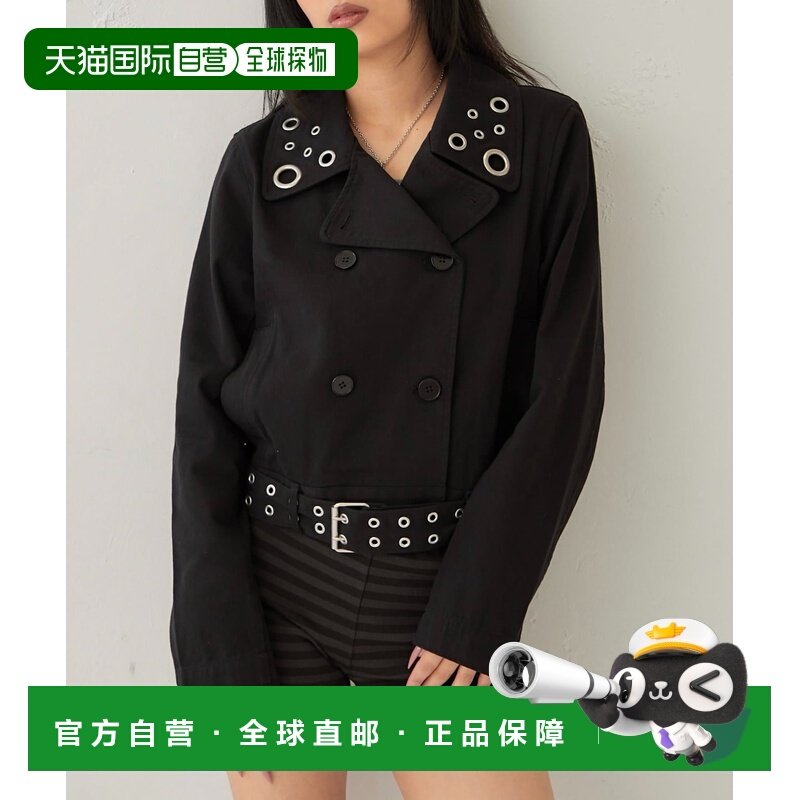 1h可退 日本直邮WHO'S WHO gallery 女装 短款P外套 带腰带设计 W,女装/女士精品,短外套,淘宝优惠券,粉丝福利购,淘宝优惠卷