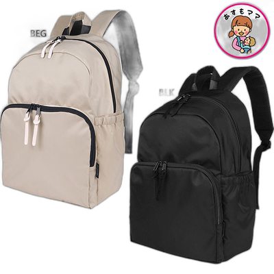 日本直邮19 升 Healthknit 女式 16 口袋妈妈包帆布背包背包包简