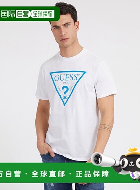 日本直邮Guess Eco Reflective Logo Tee [GU1432EM28510] T恤