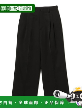 1h可退 日本直邮ssstein 男装 宽松版型 高密度羊毛风格斜纹长裤