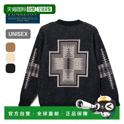 日本直邮Pendleton Crewneck 5575-2000男女通用的毛衣非常适合露