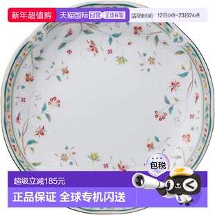 【日本直邮】Noritake 骨瓷餐盘 直径约24cm高约2cm花更纱59316A/