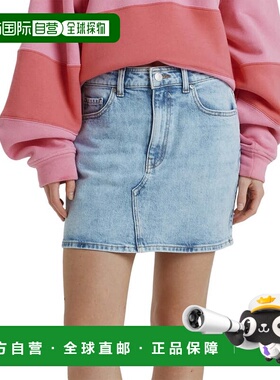 日本直邮ROXY RAIN女士迷你短裙 [25FWERJDK03038BSBW] 浅蓝