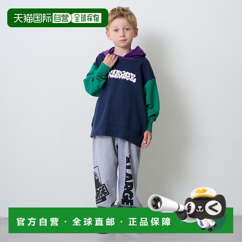 日本直邮XLARGE KIDS 大号 OG 和徽标运动裤