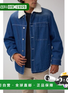 日本直邮AZUL BY MOUSSY 男士可拆内胆牛仔夹克 251IAT301121