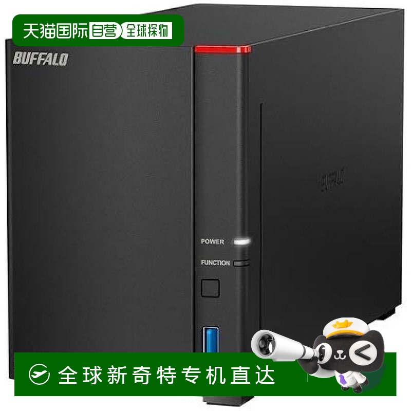 【日本直邮】Buffalo巴法络机械硬盘 LS720D0602网络HDD 2Bay 6TB