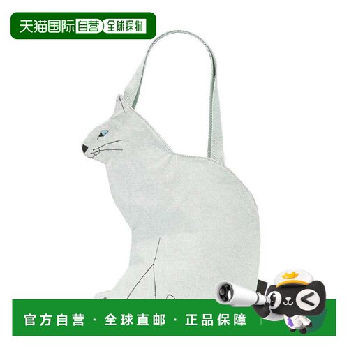日本直邮ROOTOTE 猫形小号手提包 EU Deli 坐姿猫 02 高