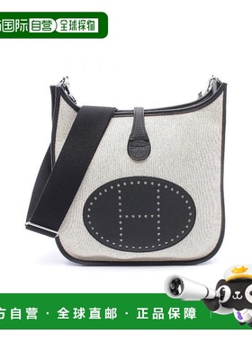 1h可退 日本直邮中古Hermes爱马仕女包A级95新Evelyn 3PM伊芙琳帆