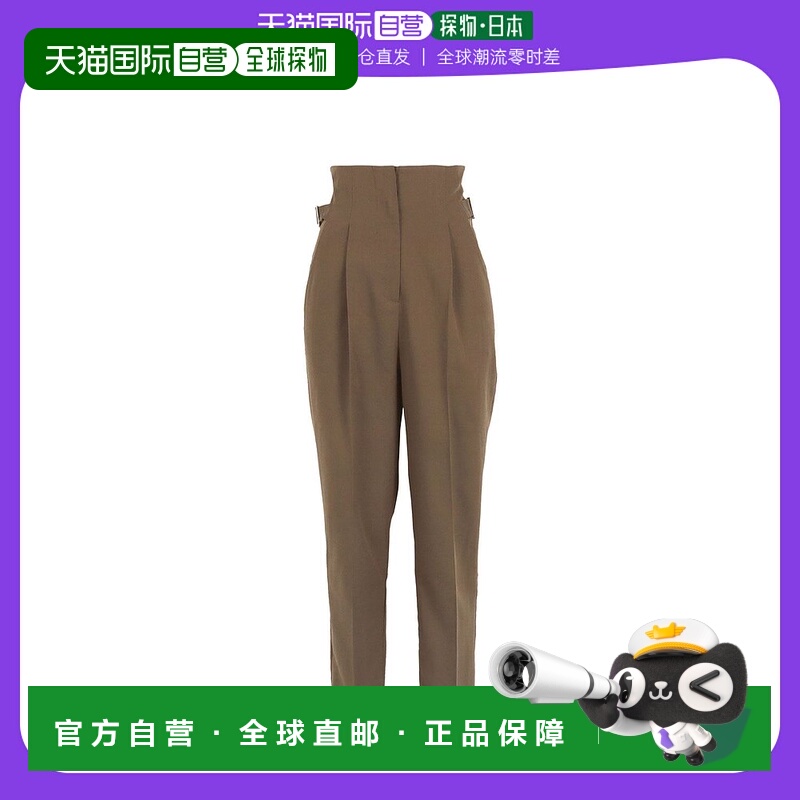 【日本直邮】kobe lettuce 女士 休闲裤棕色直筒裤