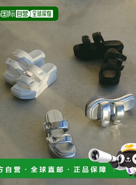 1h可退 日本直邮ELENDEEK 女士 双带设计 厚底舒适沙滩凉鞋 51252